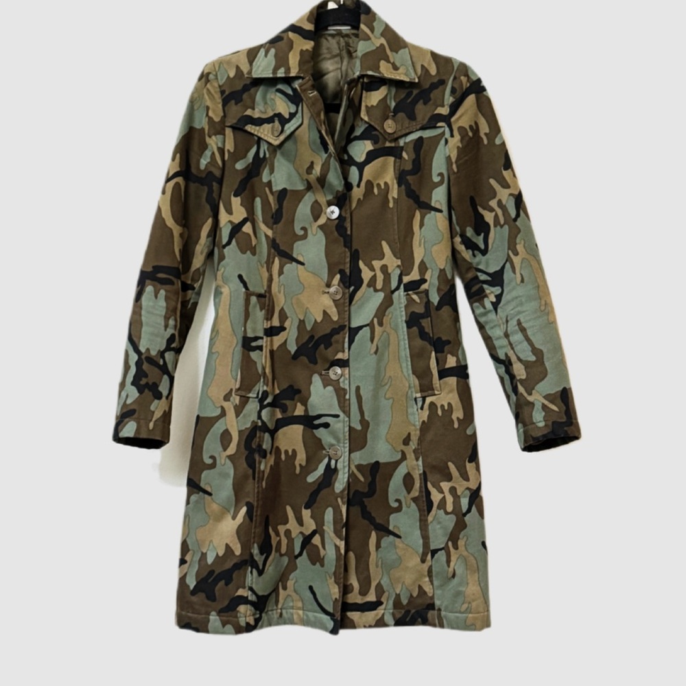 Esprit Vintage Camouflage Coat - Picture 8 of 10